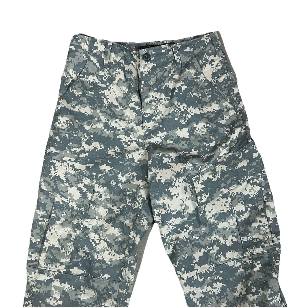 Tru Spec Unisex Small Regular Digital Camo Pants Green Beige Desert Button Fly